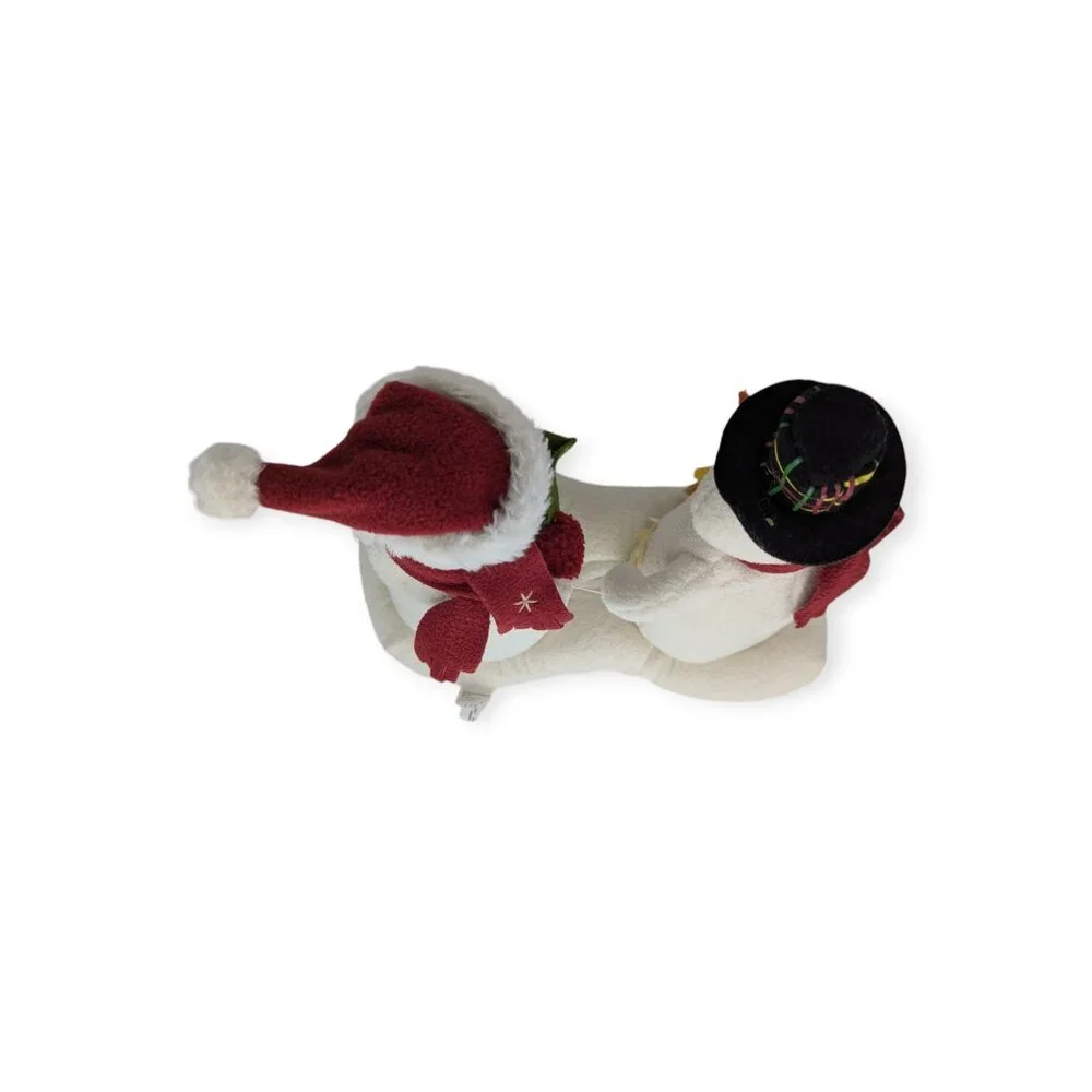 2003 Hallmark Jingle Pals Caroling Snowmen Couple 1st Christmas